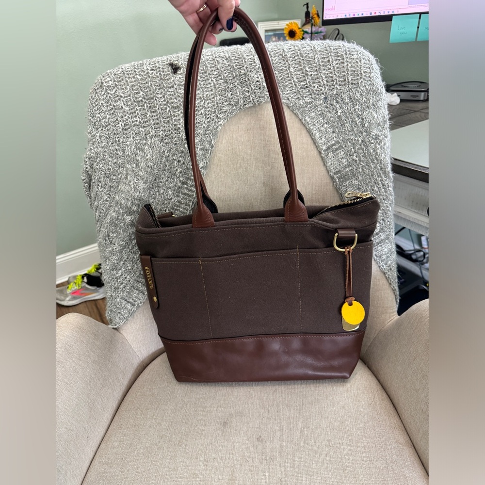 R.Riveter Canvas/Leather Tote